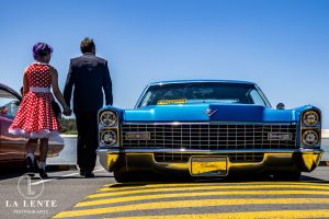 ChromeFest event The Entrance Central Coast October 2024 blue Cadillac
